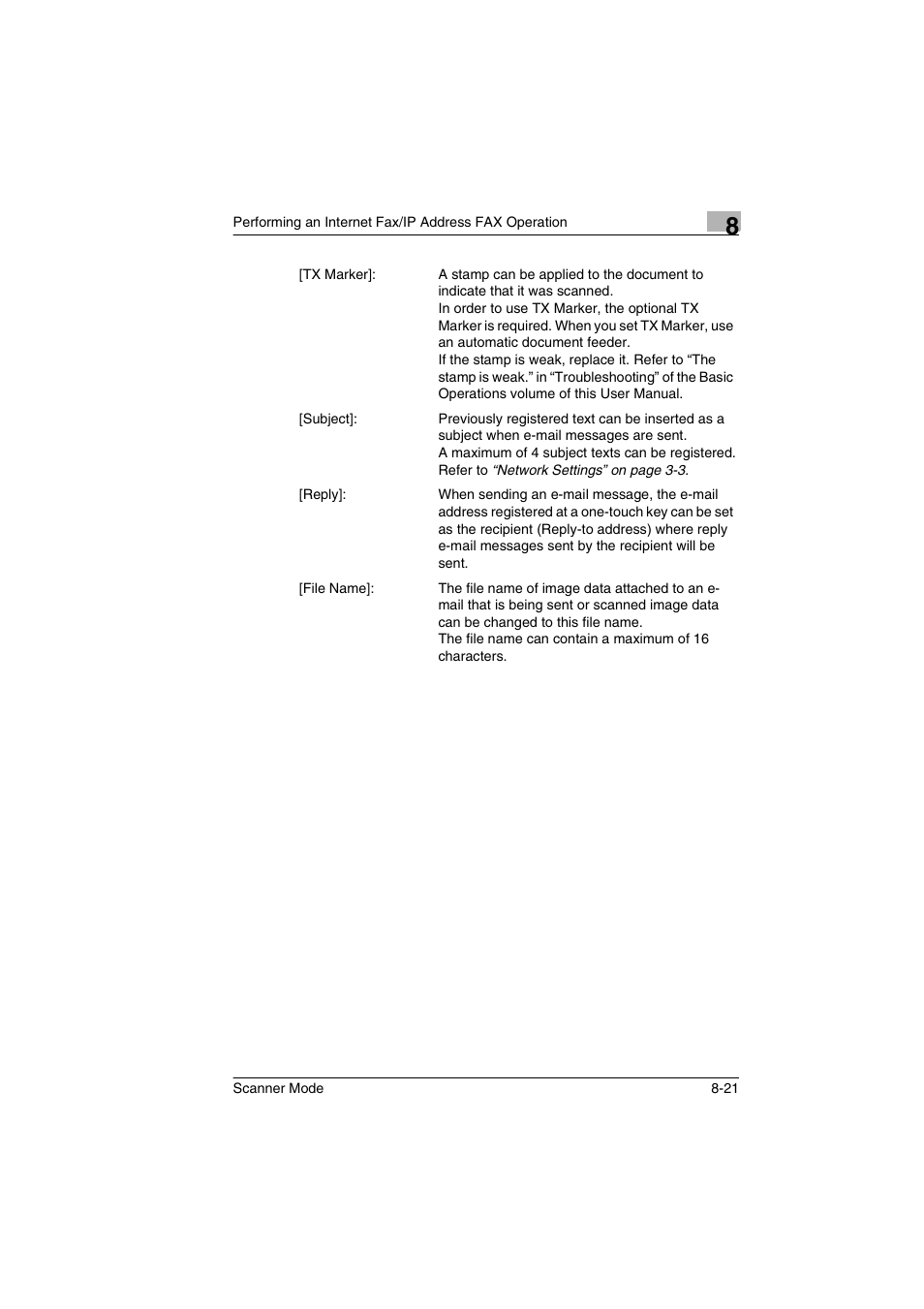 Minolta Scanner Mode User Manual | Page 148 / 314