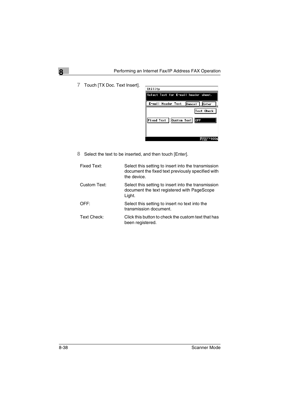 Minolta Scanner Mode User Manual | Page 165 / 314