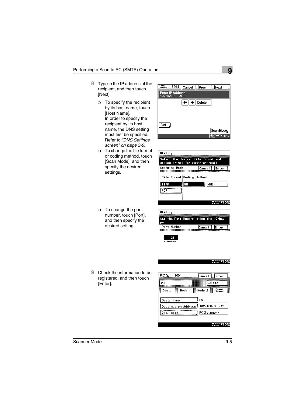 Minolta Scanner Mode User Manual | Page 180 / 314