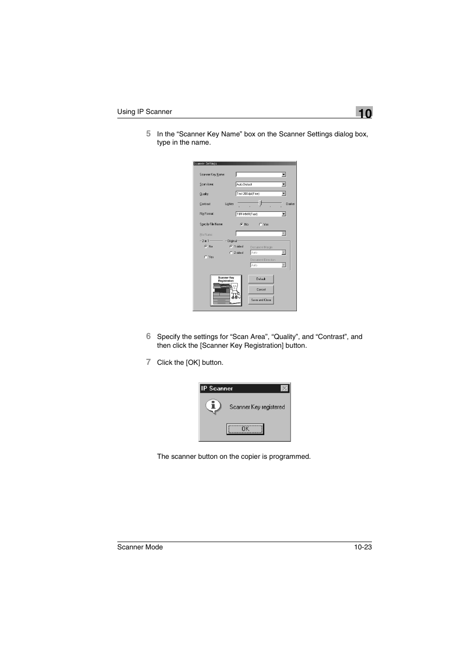 Minolta Scanner Mode User Manual | Page 208 / 314