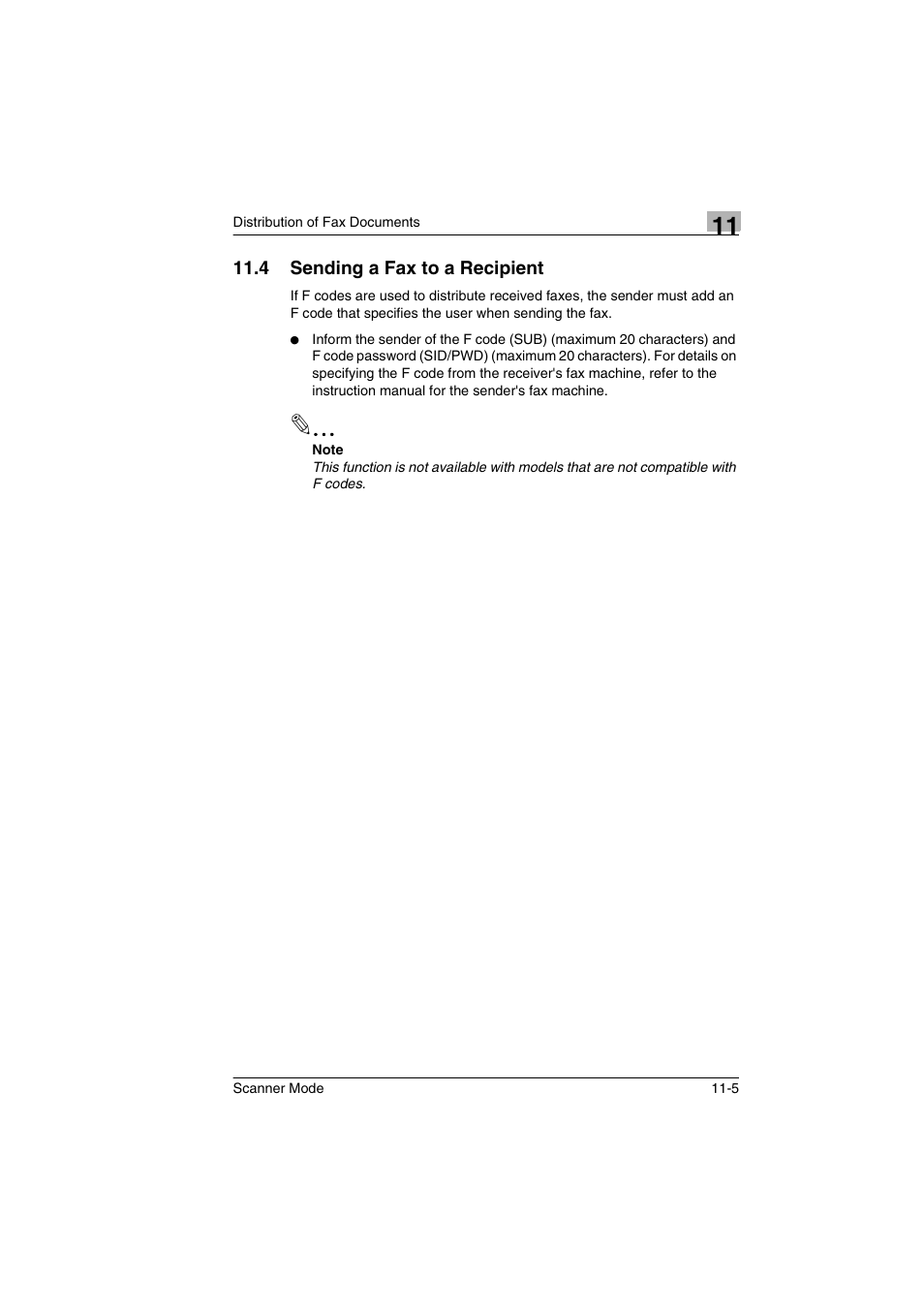 4 sending a fax to a recipient, Sending a fax to a recipient -5 | Minolta Scanner Mode User Manual | Page 216 / 314