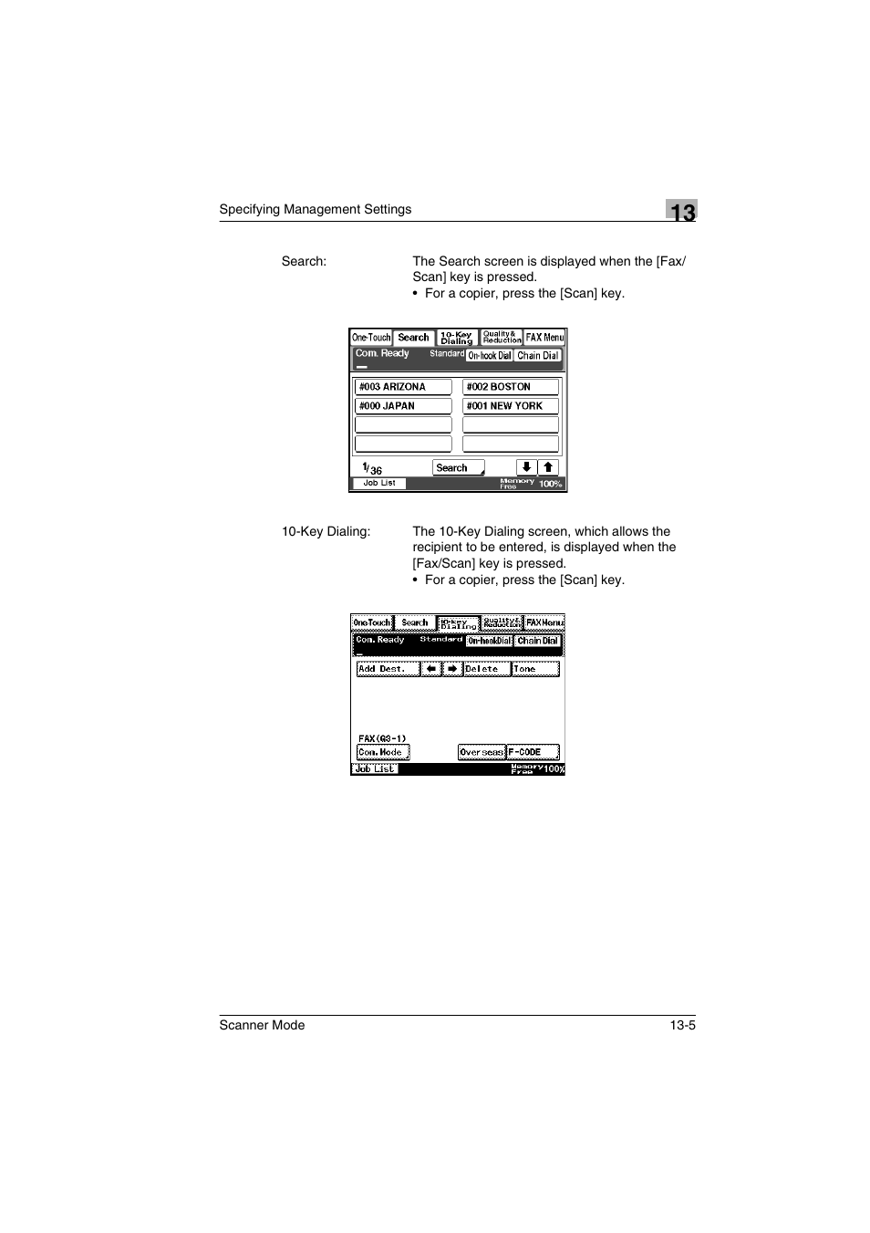 Minolta Scanner Mode User Manual | Page 224 / 314