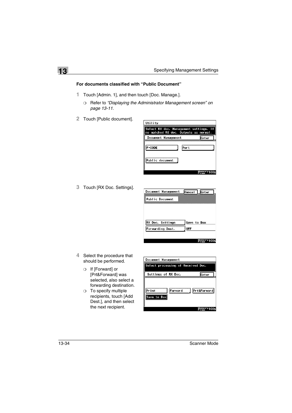 For documents classified with “public document | Minolta Scanner Mode User Manual | Page 253 / 314