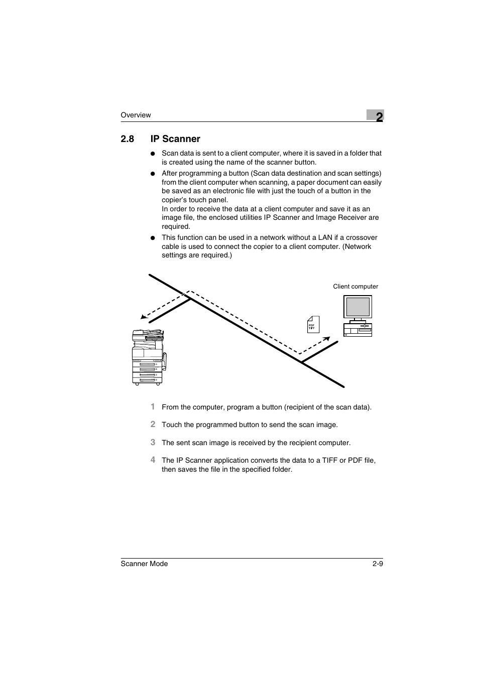 8 ip scanner, Ip scanner -9 | Minolta Scanner Mode User Manual | Page 28 / 314