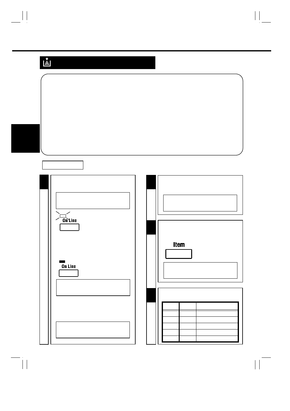 Changing cartridges, Once, Twice | 48 œ, Changing the toner cartridge auto mode, Offline, Ready, Replace toner black, Maintenance menu, Toner empty magenta | Minolta Color PageWorks 0990-7701-02 User Manual | Page 61 / 112