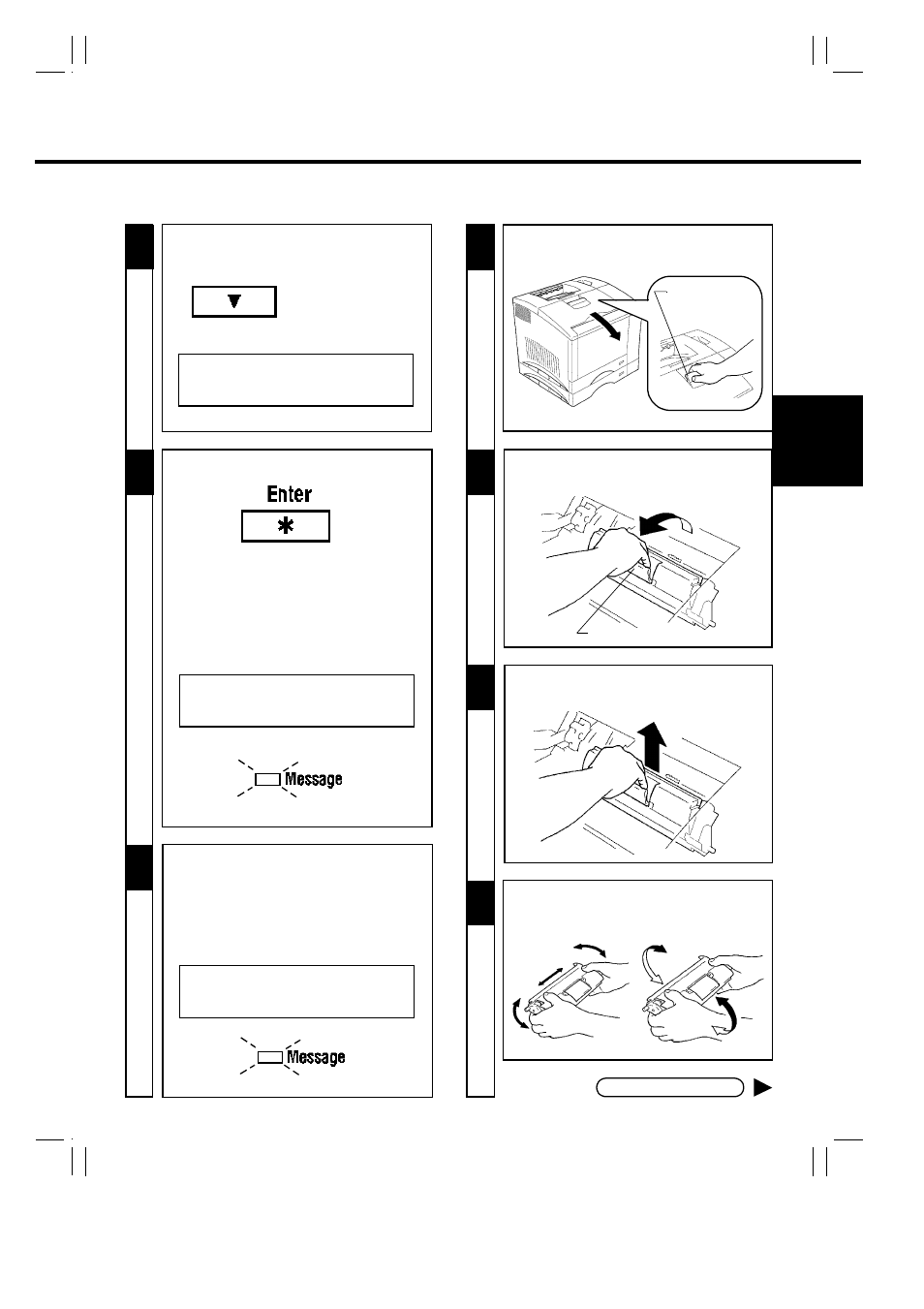 Twice, Please wait magenta, Replace toner magenta | Ready to replace magenta | Minolta Color PageWorks 0990-7701-02 User Manual | Page 62 / 112