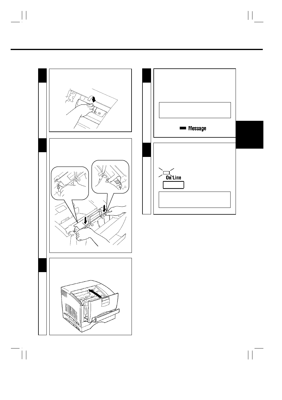 Once 21, Replace toner magenta, Ready | Minolta Color PageWorks 0990-7701-02 User Manual | Page 64 / 112