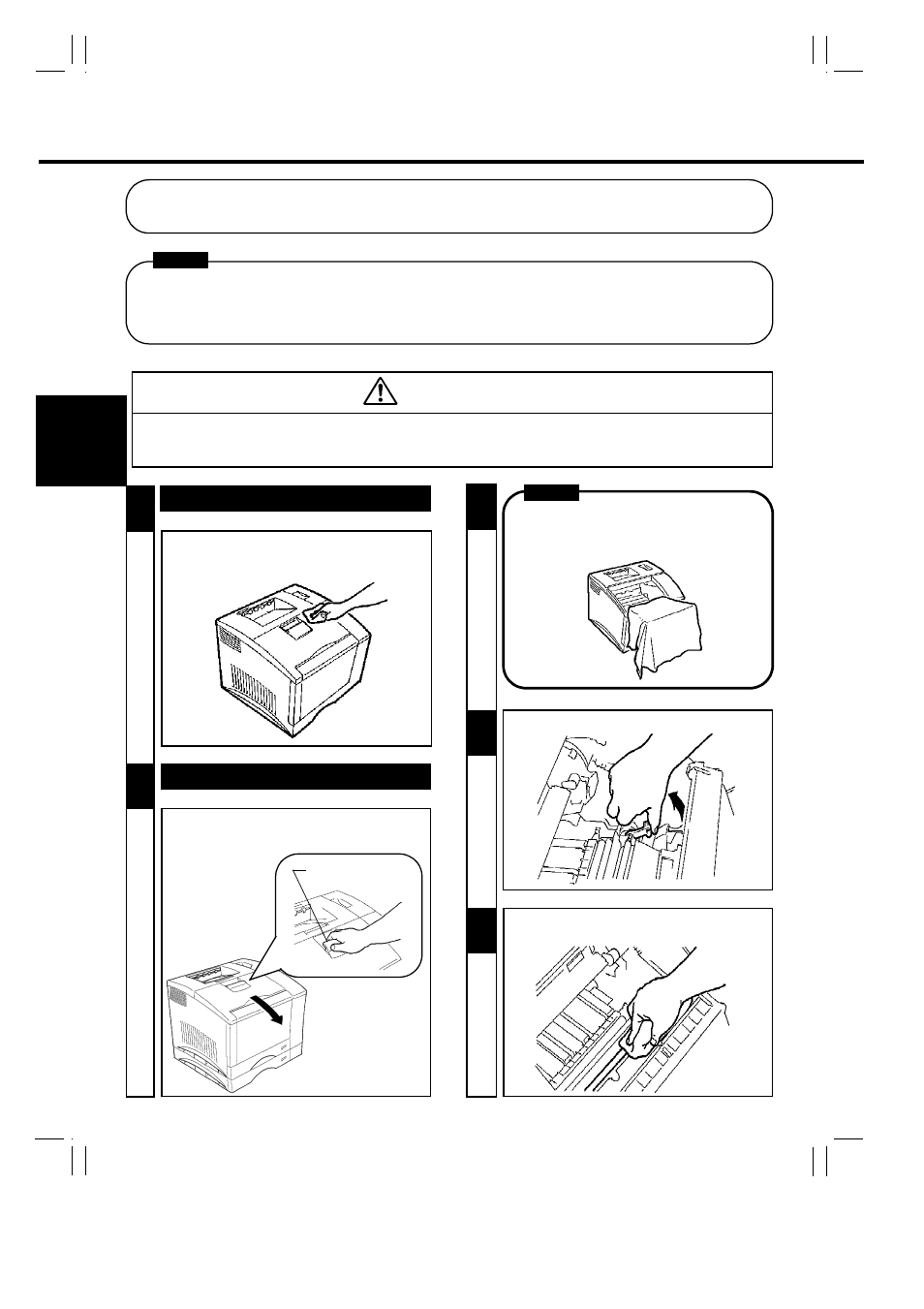 Cleaning the printer, 70 œ | Minolta Color PageWorks 0990-7701-02 User Manual | Page 83 / 112