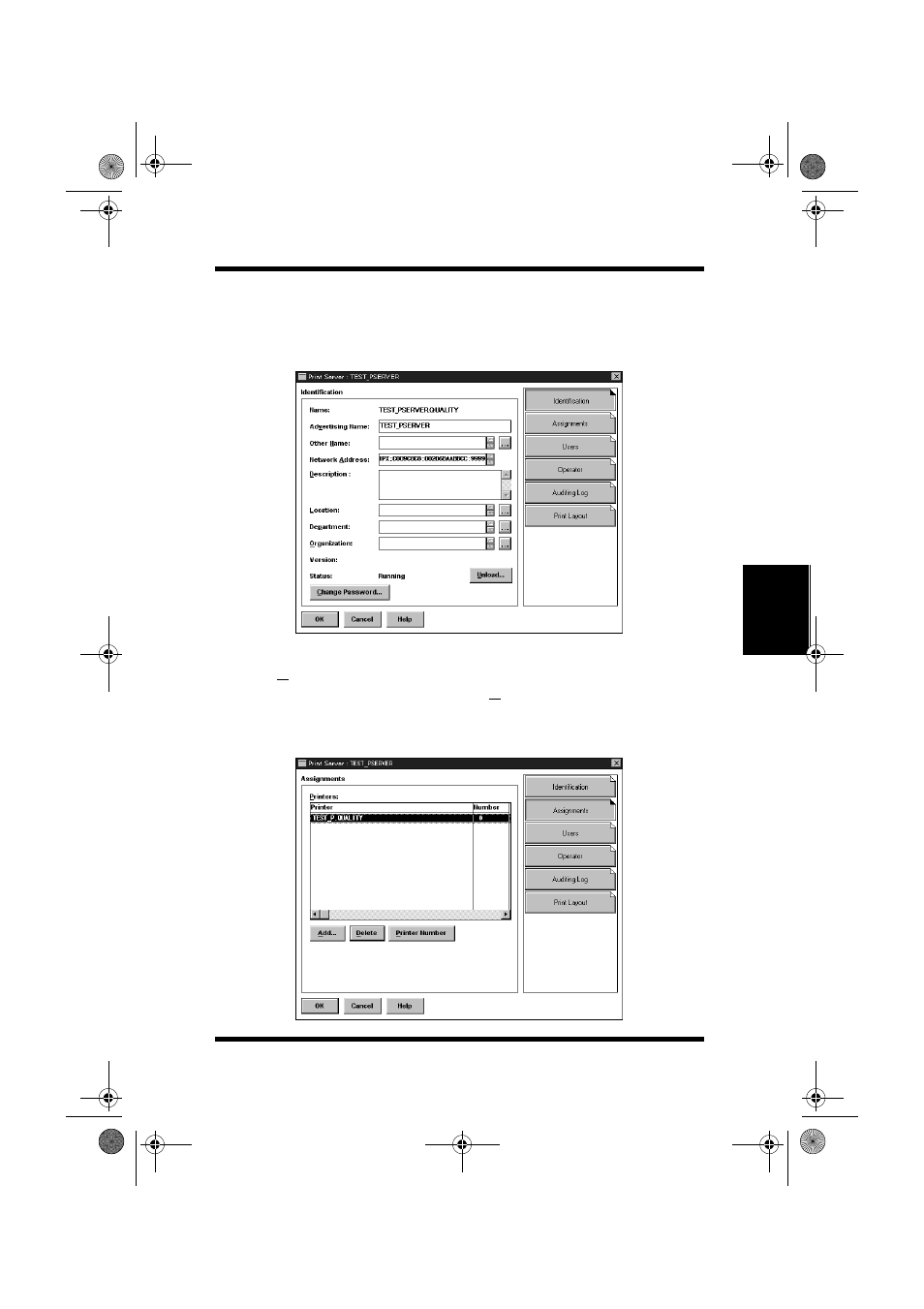 5 assign print server object, Assign print server object -19 | Minolta PageWorks/Pro 18 User Manual | Page 70 / 171