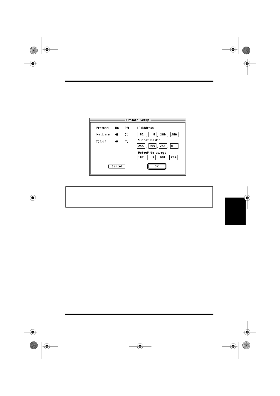 3 protocol setup, 4 options, Protocol setup -5 | Options -5 | Minolta PageWorks/Pro 18 User Manual | Page 84 / 171