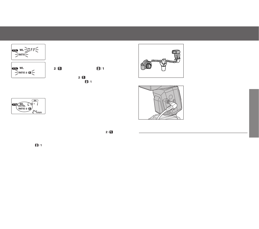 Connecting camera and flash by cable | Minolta 5600HS (D) User Manual | Page 28 / 41