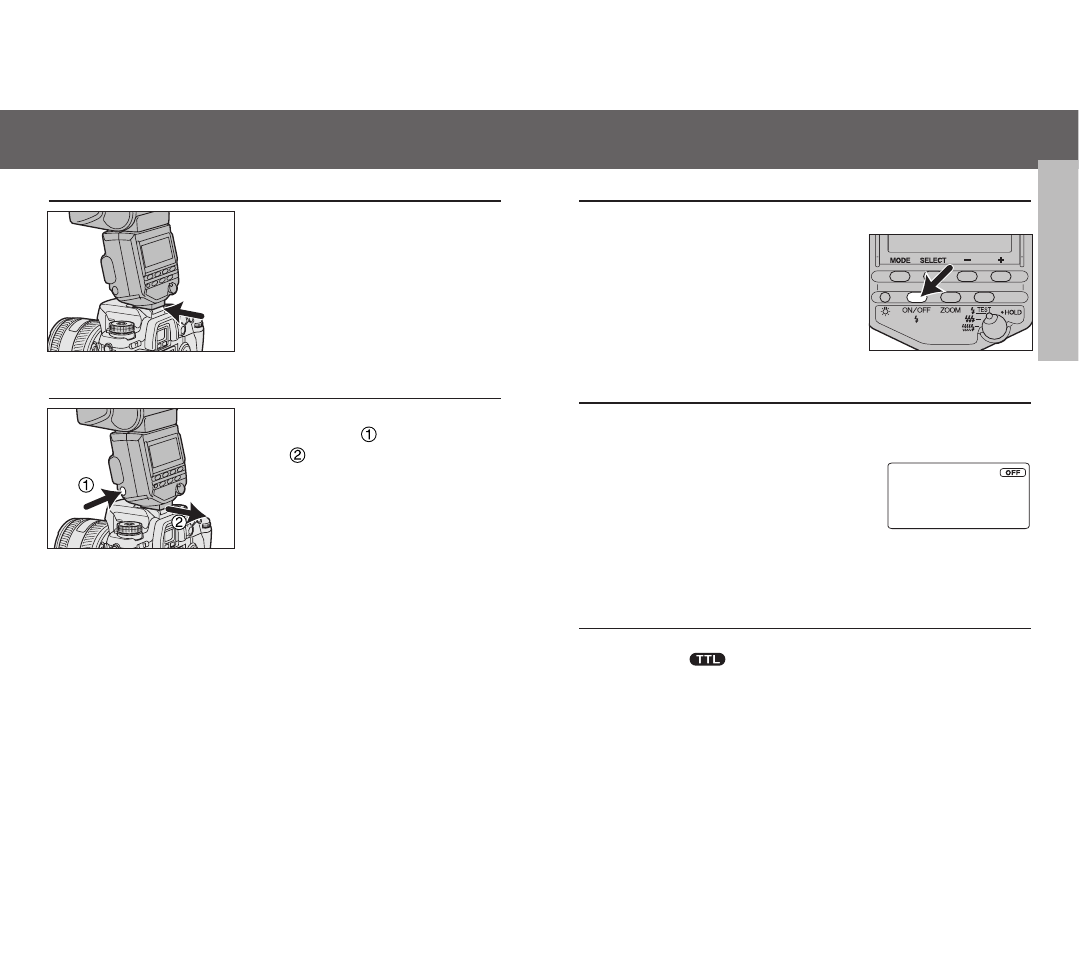 Attaching and removal auto power on/off and film | Minolta 5600HS (D) User Manual | Page 8 / 41