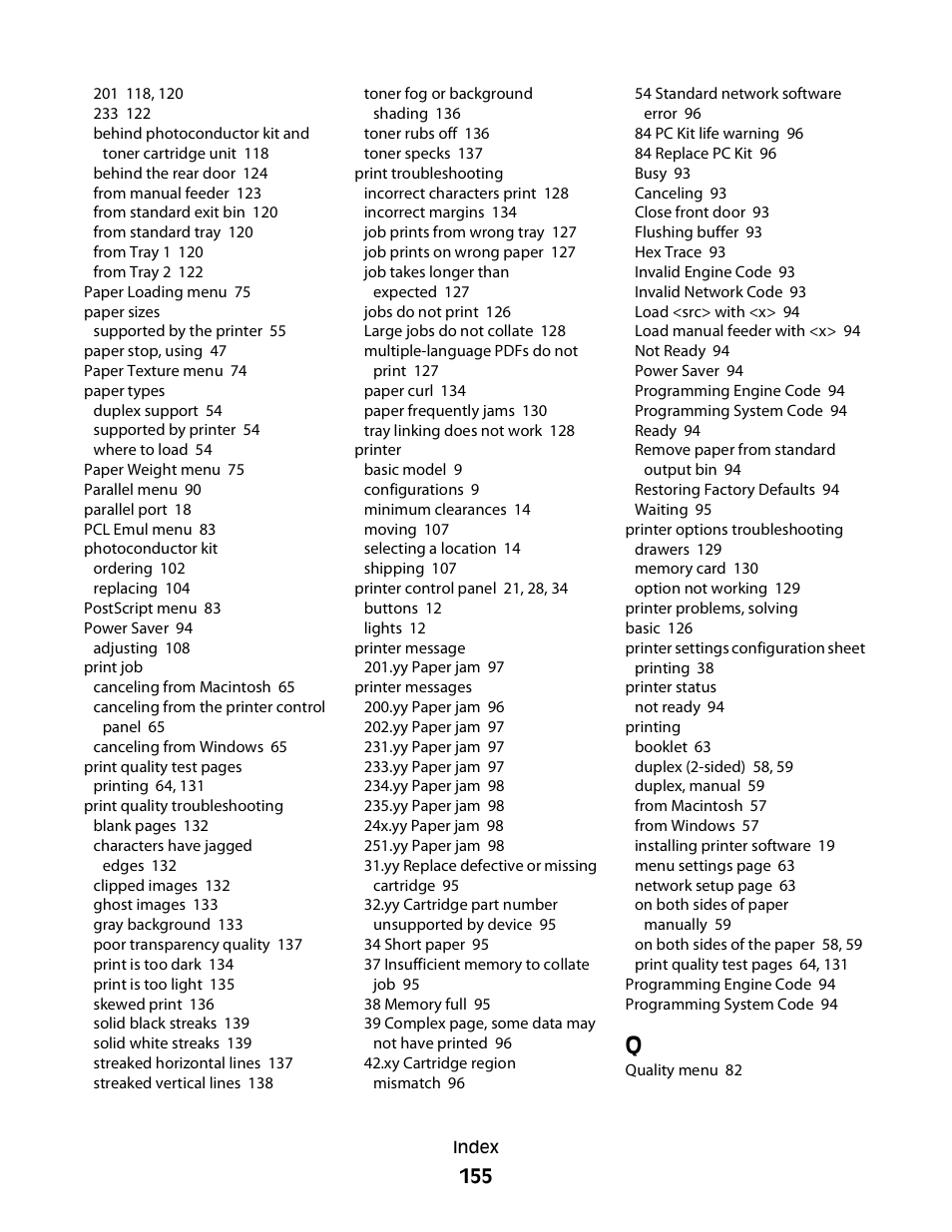 Minolta E260 User Manual | Page 155 / 156