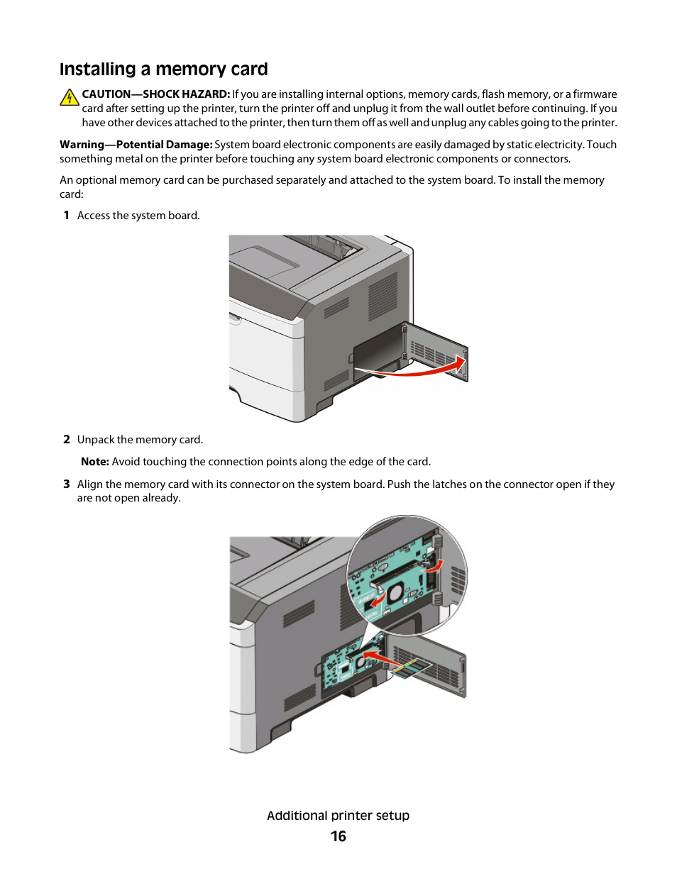 Installing a memory card | Minolta E260 User Manual | Page 16 / 156