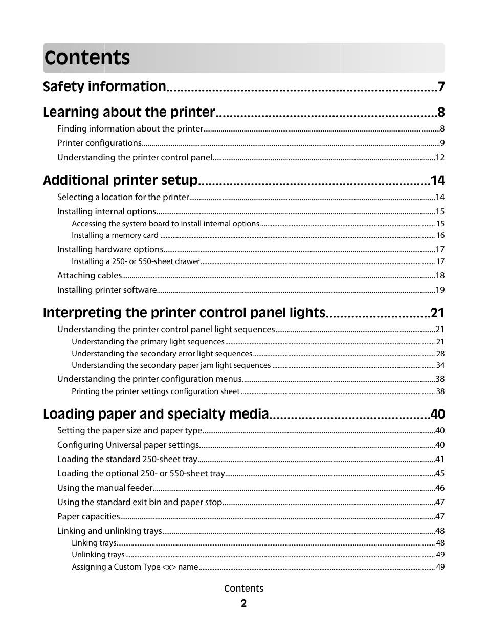 Minolta E260 User Manual | Page 2 / 156