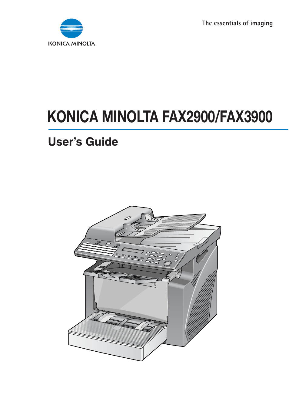 Minolta FAX2900 User Manual | 342 pages