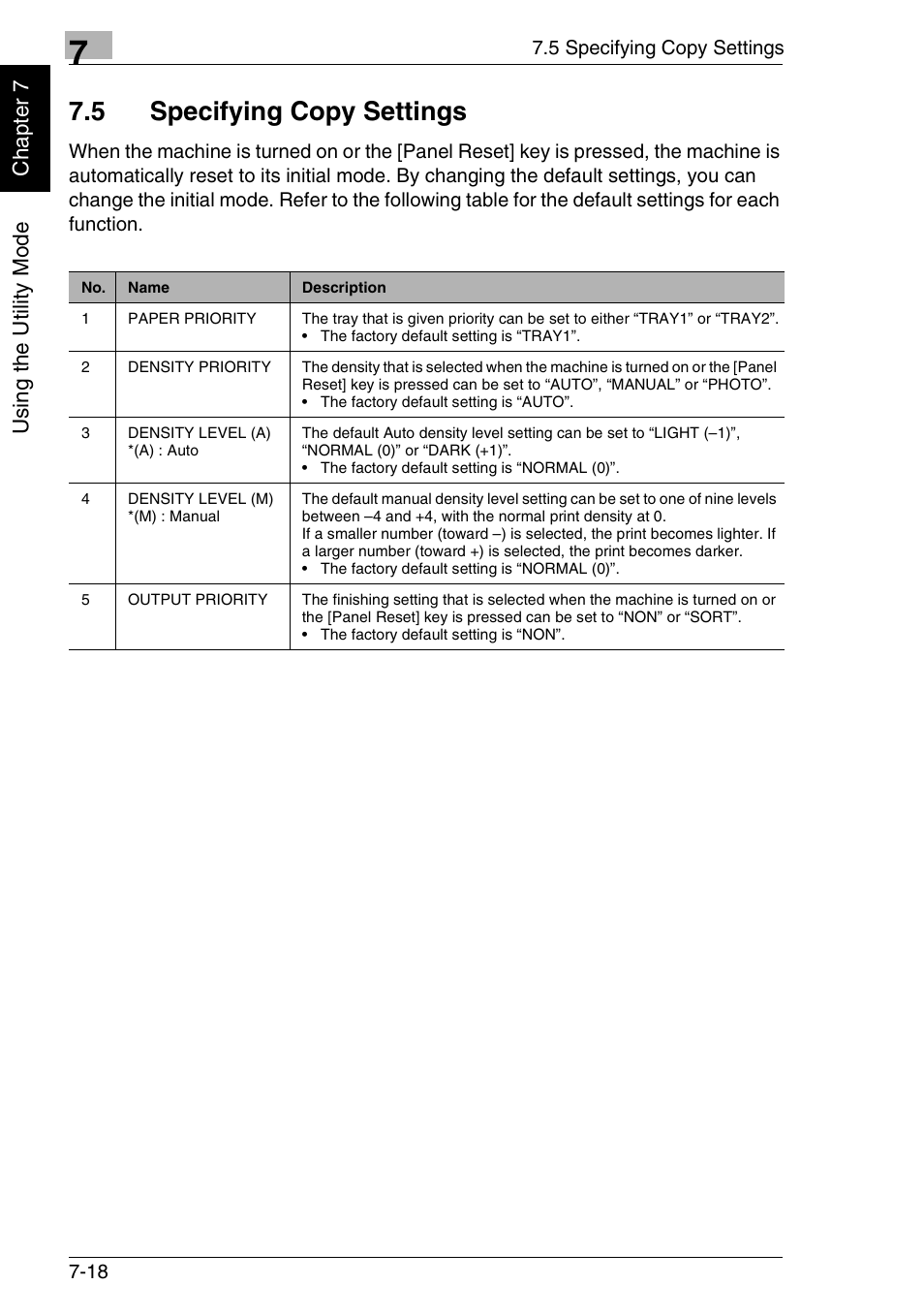 5 specifying copy settings | Minolta FAX2900 User Manual | Page 155 / 342