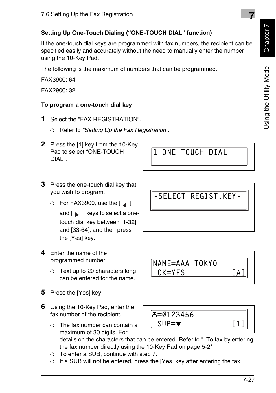 Minolta FAX2900 User Manual | Page 164 / 342