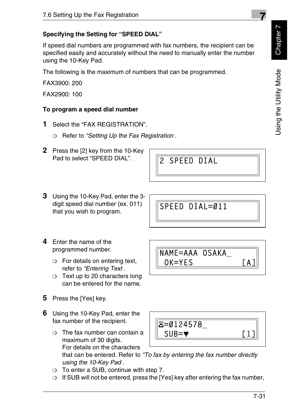 Minolta FAX2900 User Manual | Page 168 / 342