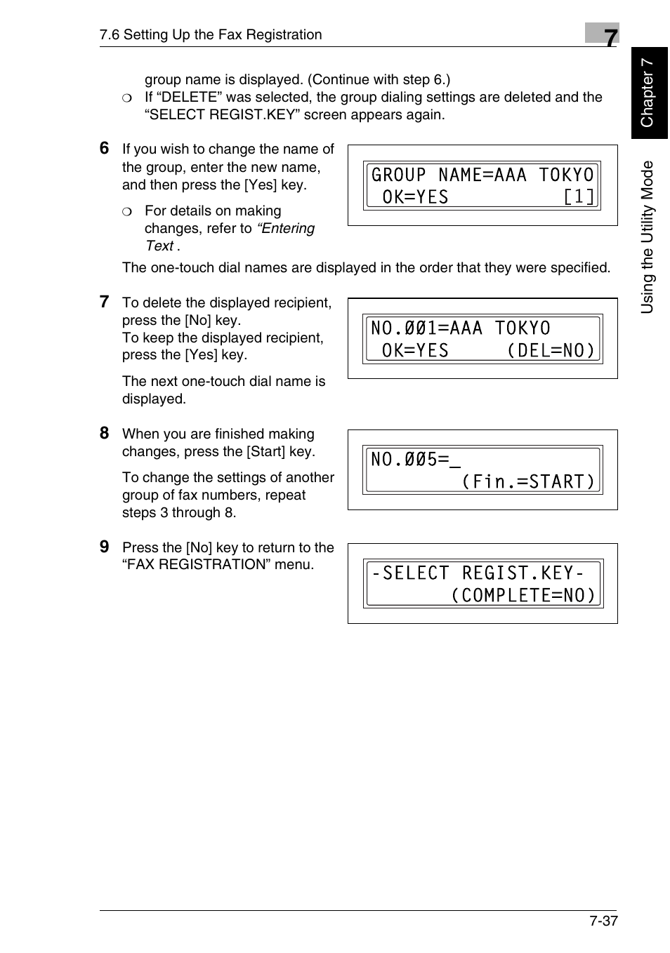 Minolta FAX2900 User Manual | Page 174 / 342