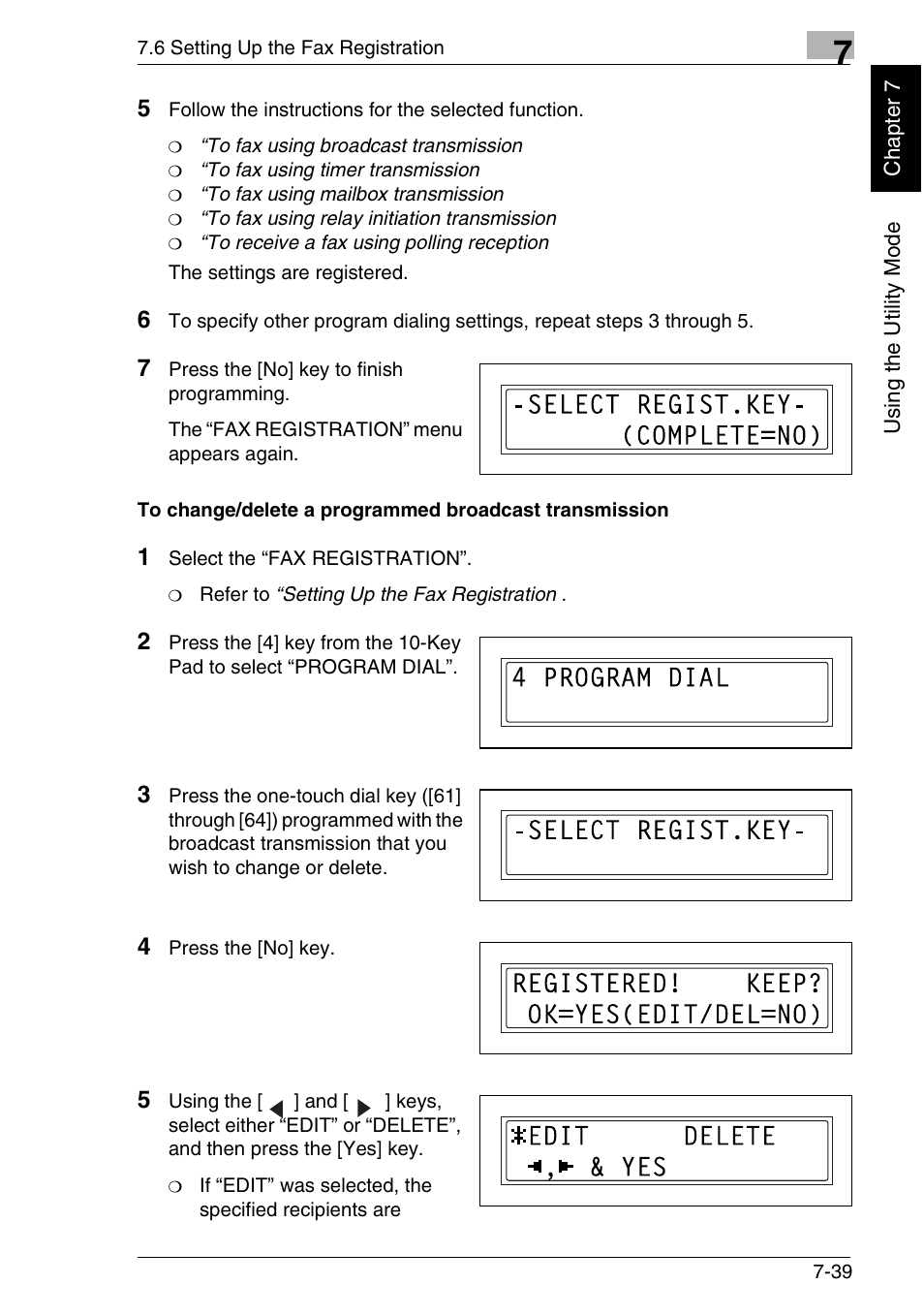 Minolta FAX2900 User Manual | Page 176 / 342