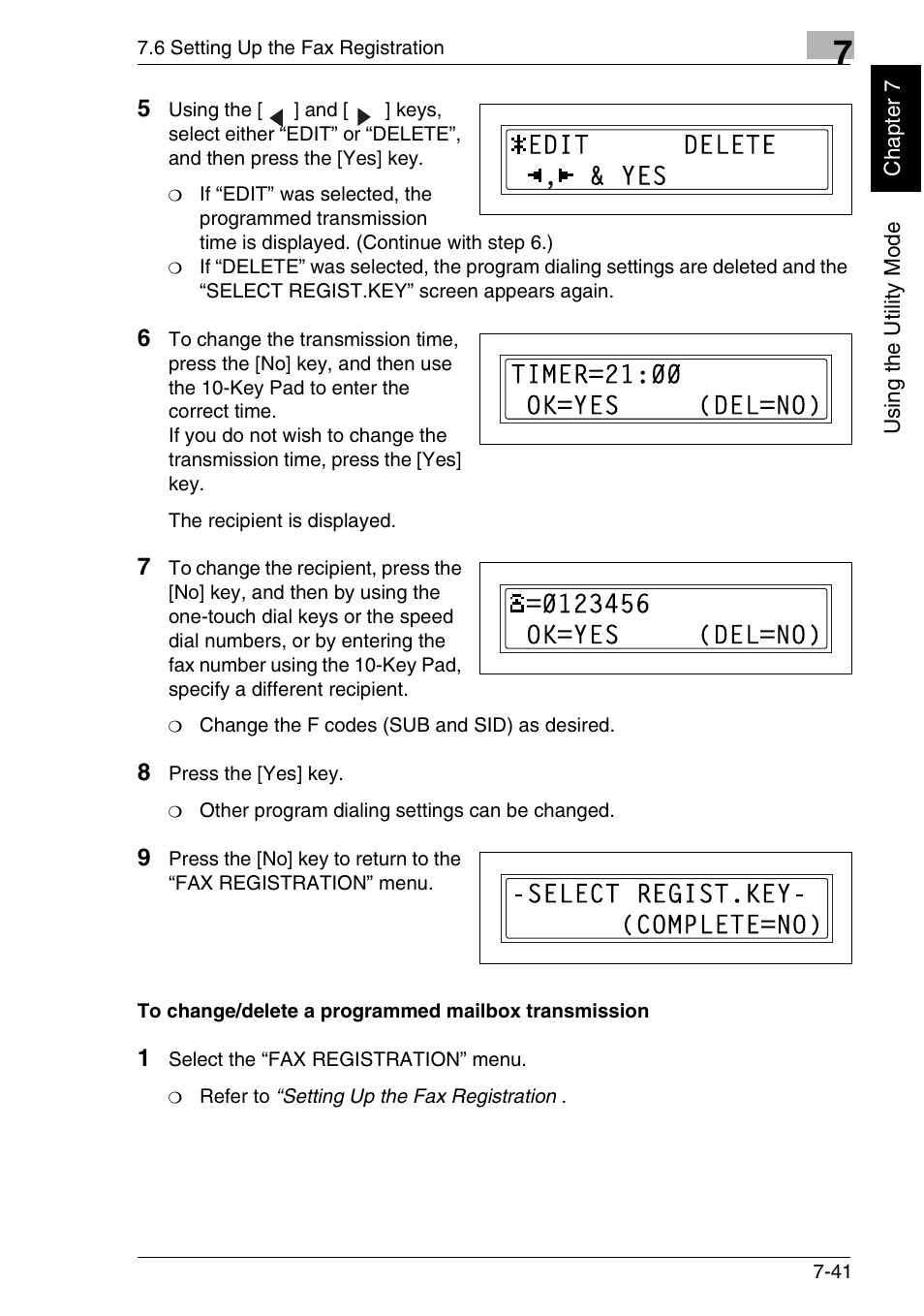 Minolta FAX2900 User Manual | Page 178 / 342