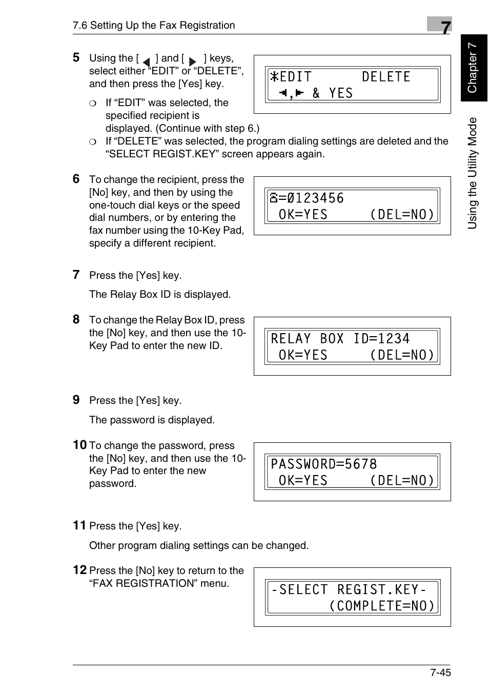 Minolta FAX2900 User Manual | Page 182 / 342