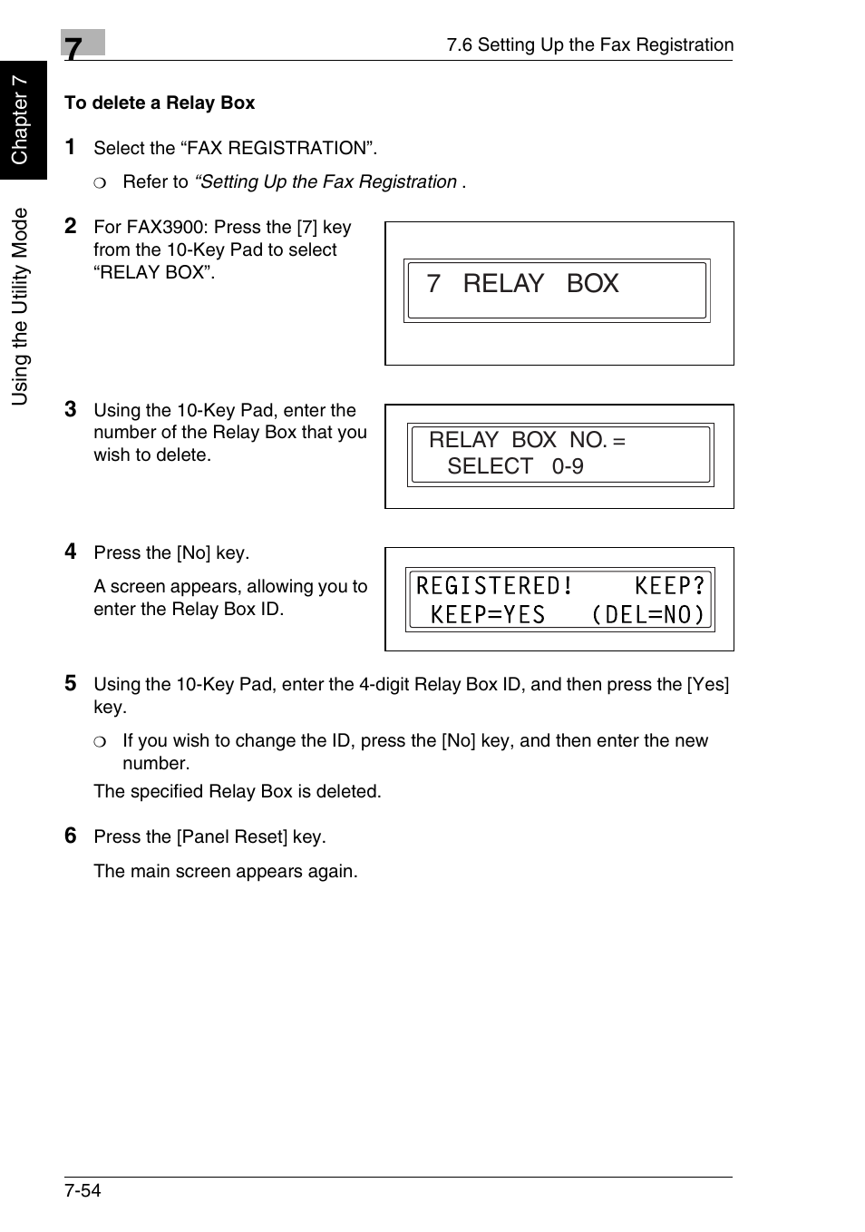 7 relay box | Minolta FAX2900 User Manual | Page 191 / 342