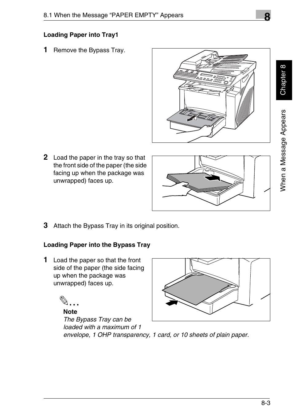 Minolta FAX2900 User Manual | Page 218 / 342