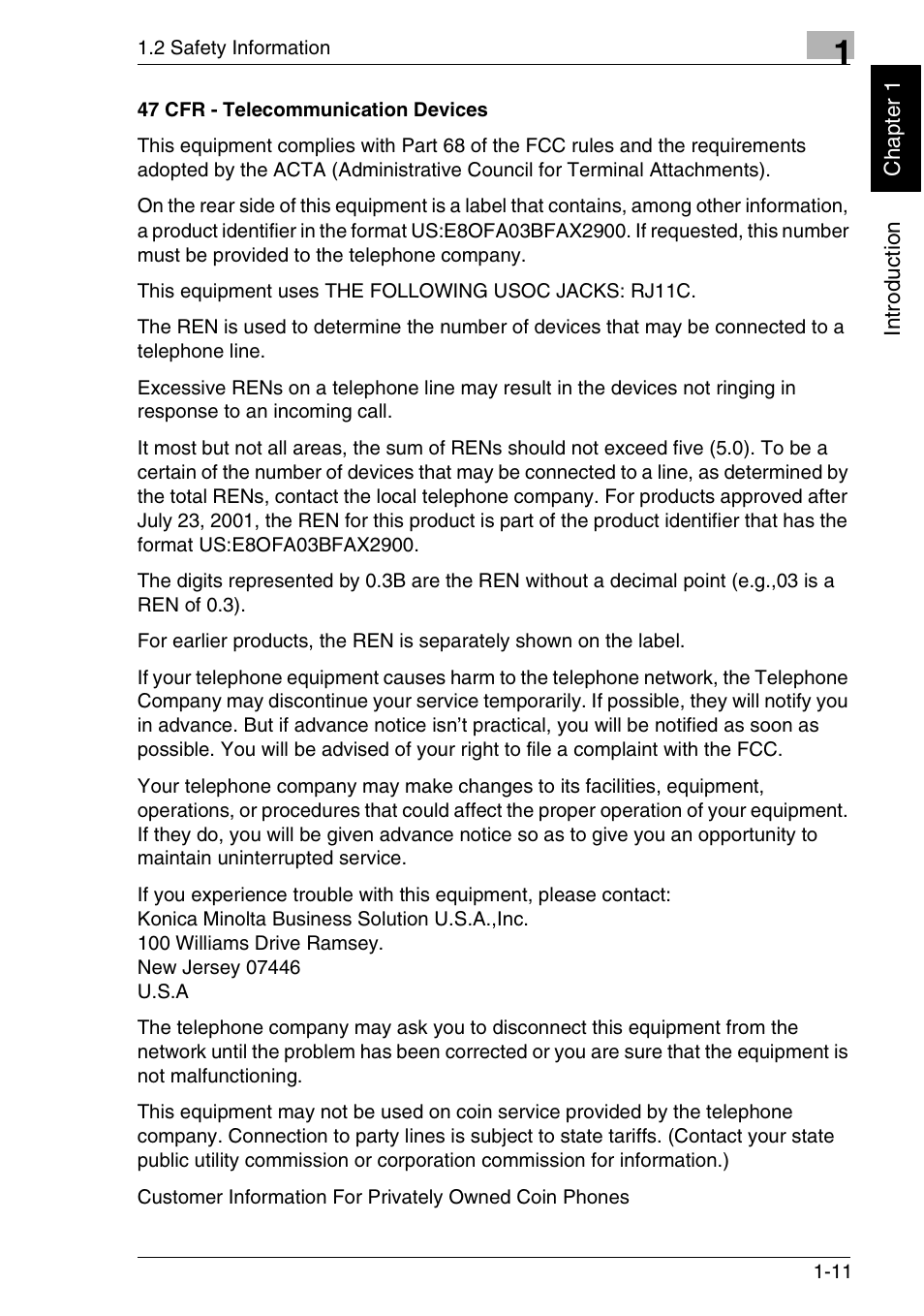 Minolta FAX2900 User Manual | Page 22 / 342