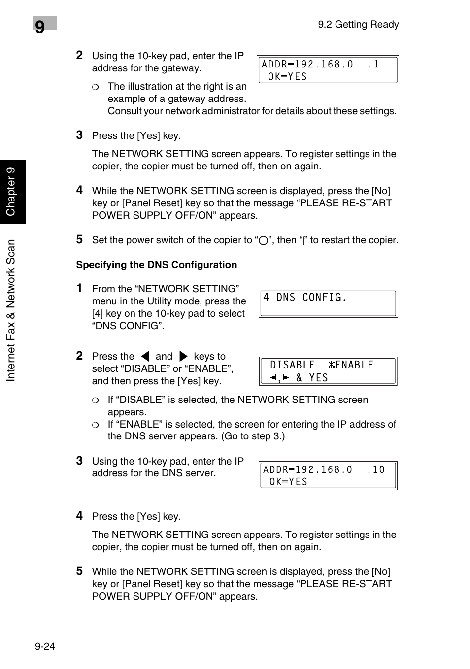 Minolta FAX2900 User Manual | Page 271 / 342