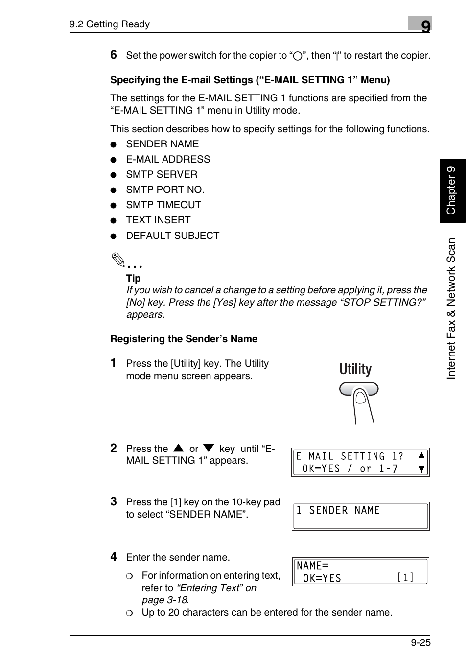 Minolta FAX2900 User Manual | Page 272 / 342