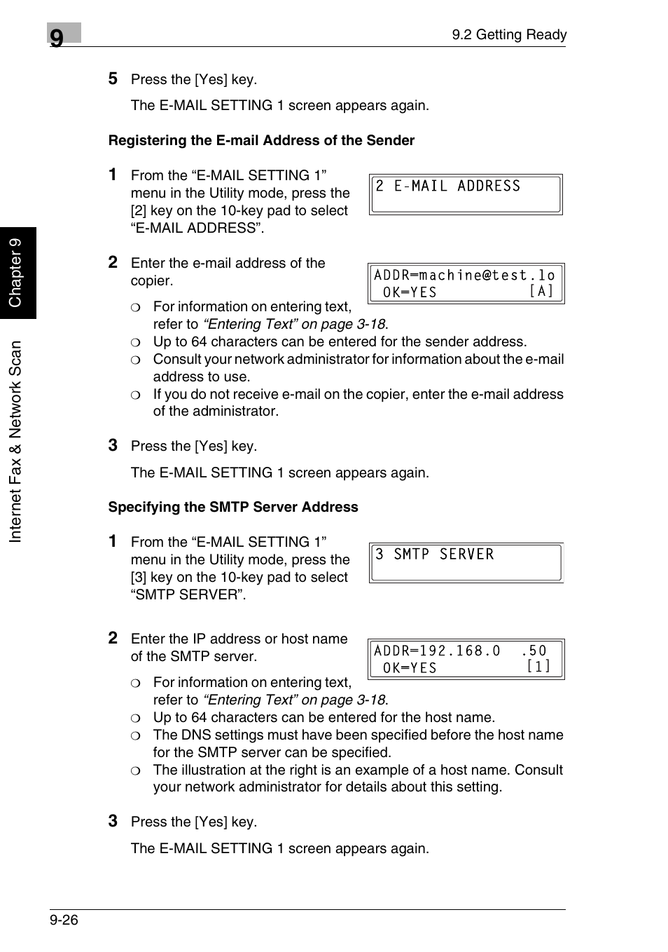 Minolta FAX2900 User Manual | Page 273 / 342