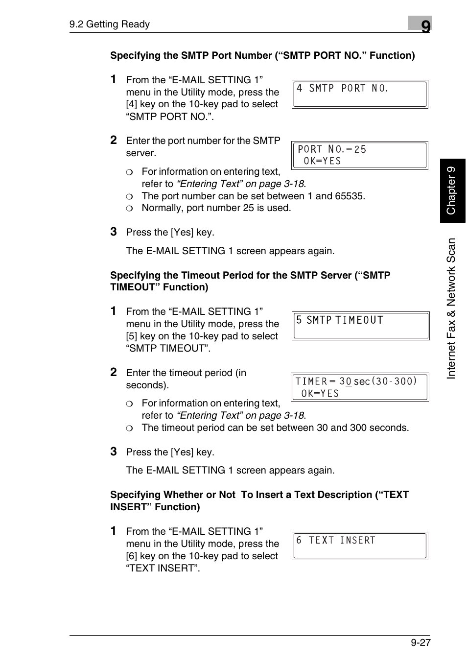 Minolta FAX2900 User Manual | Page 274 / 342