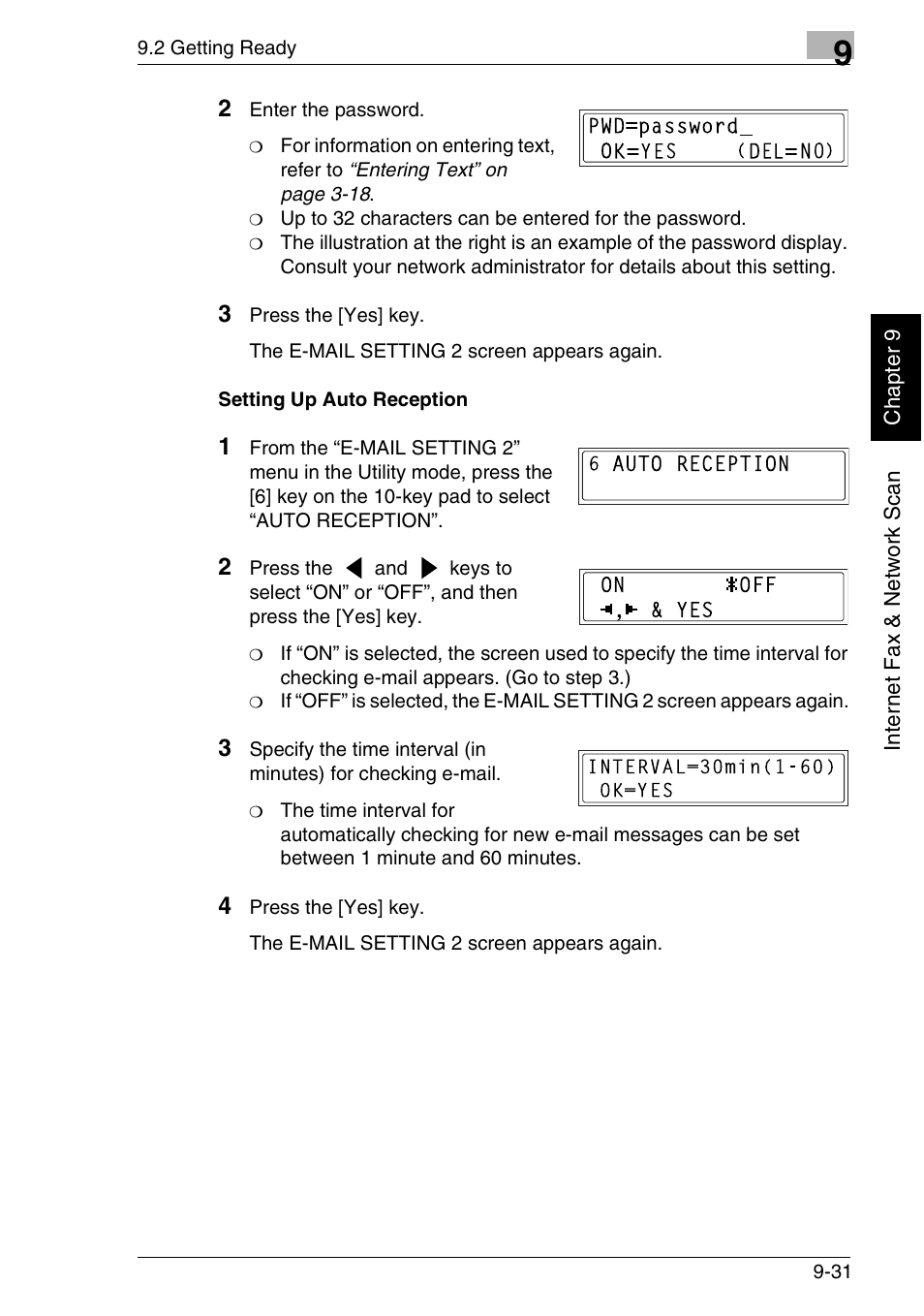 Minolta FAX2900 User Manual | Page 278 / 342
