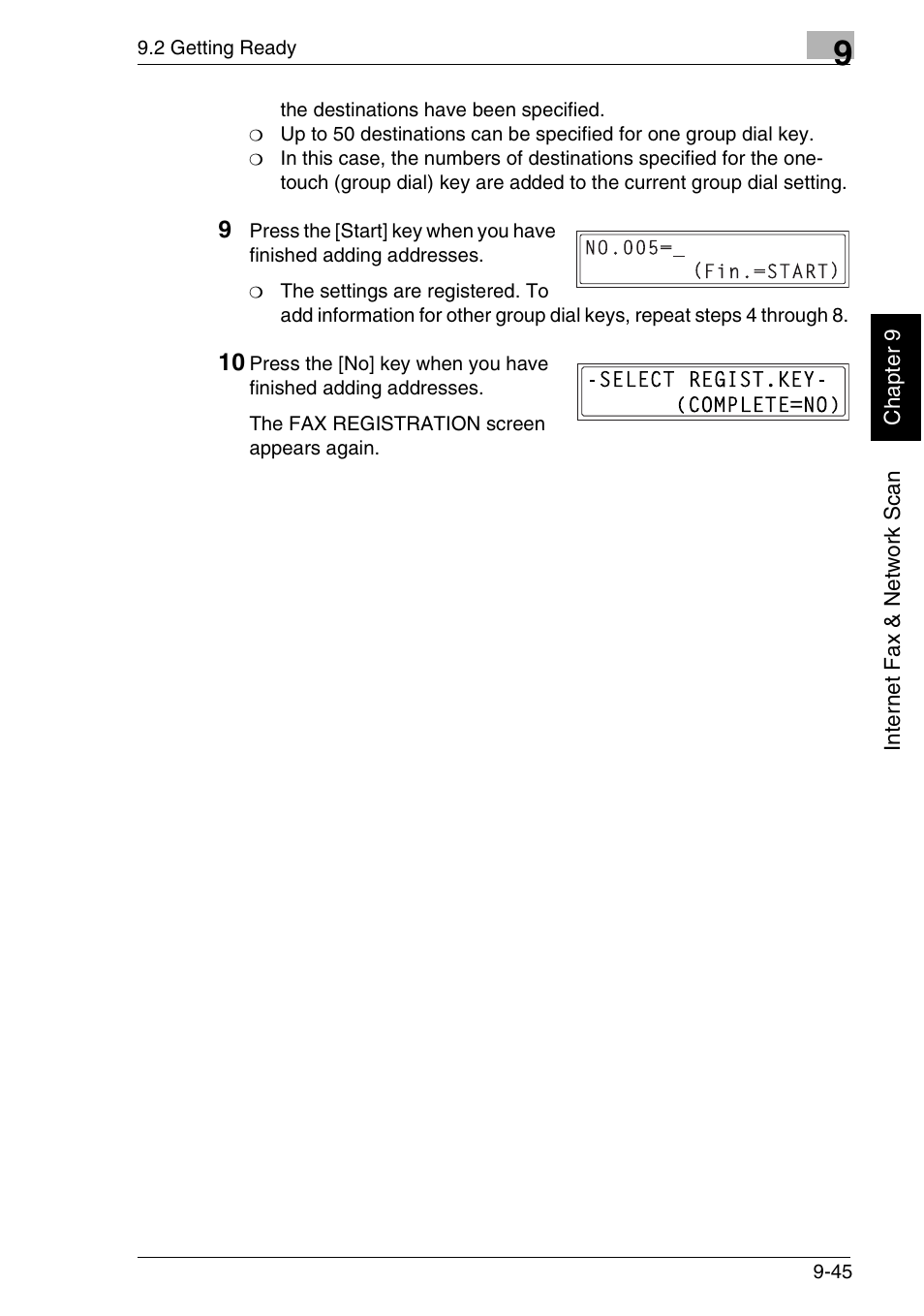 Minolta FAX2900 User Manual | Page 292 / 342