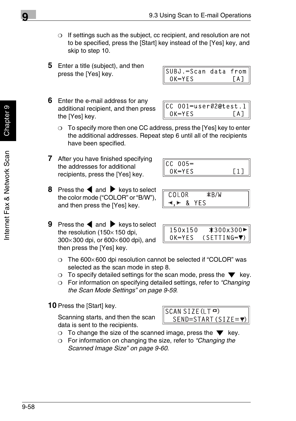 Minolta FAX2900 User Manual | Page 305 / 342