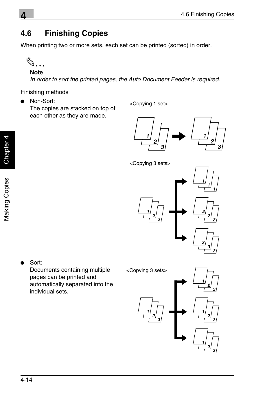 6 finishing copies | Minolta FAX2900 User Manual | Page 91 / 342