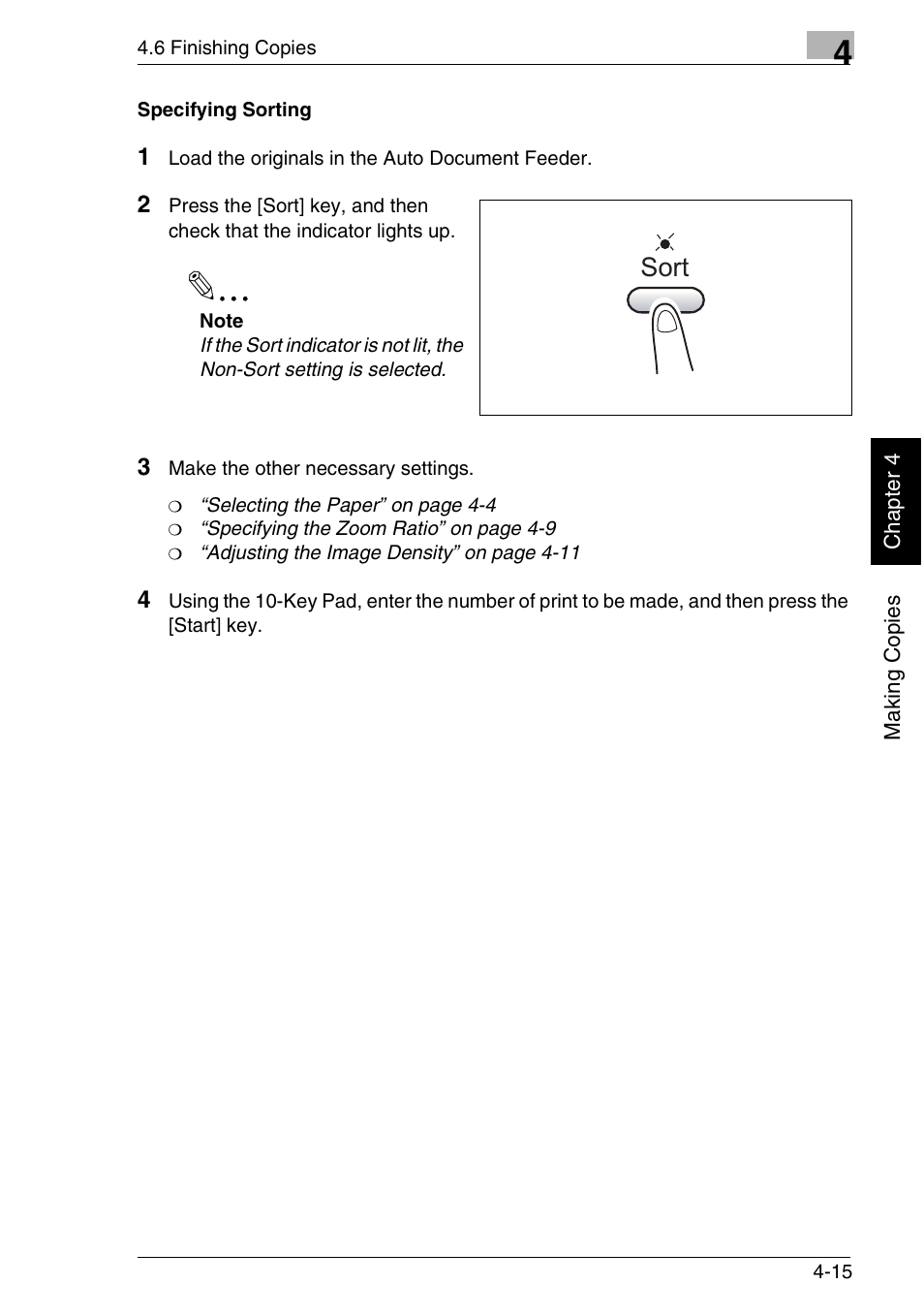 Sort | Minolta FAX2900 User Manual | Page 92 / 342