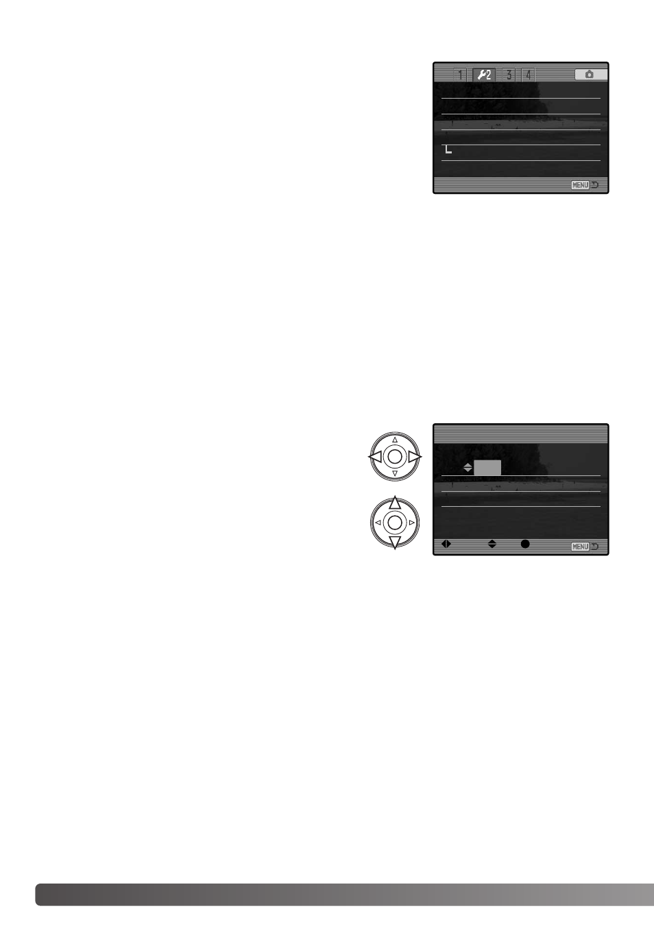 New folder date and time setup, New folder, Date and time setup | Minolta Dimage A1 User Manual | Page 138 / 172