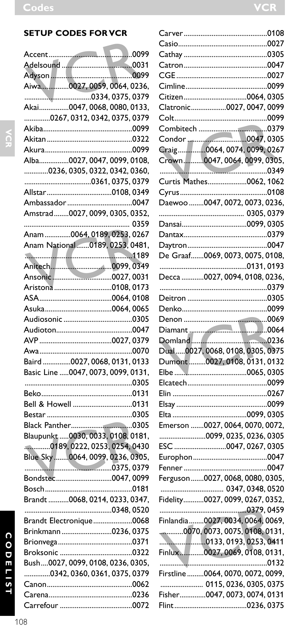 Minolta SRU 3040/10 User Manual | Page 107 / 119