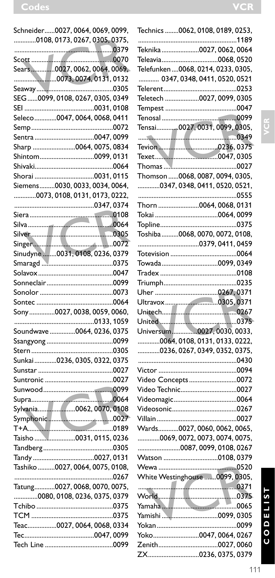 Minolta SRU 3040/10 User Manual | Page 110 / 119