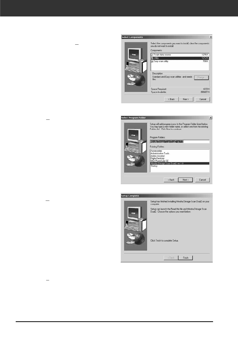 Minolta DIMAGE SCAN DUAL II AF-2820U User Manual | Page 18 / 109