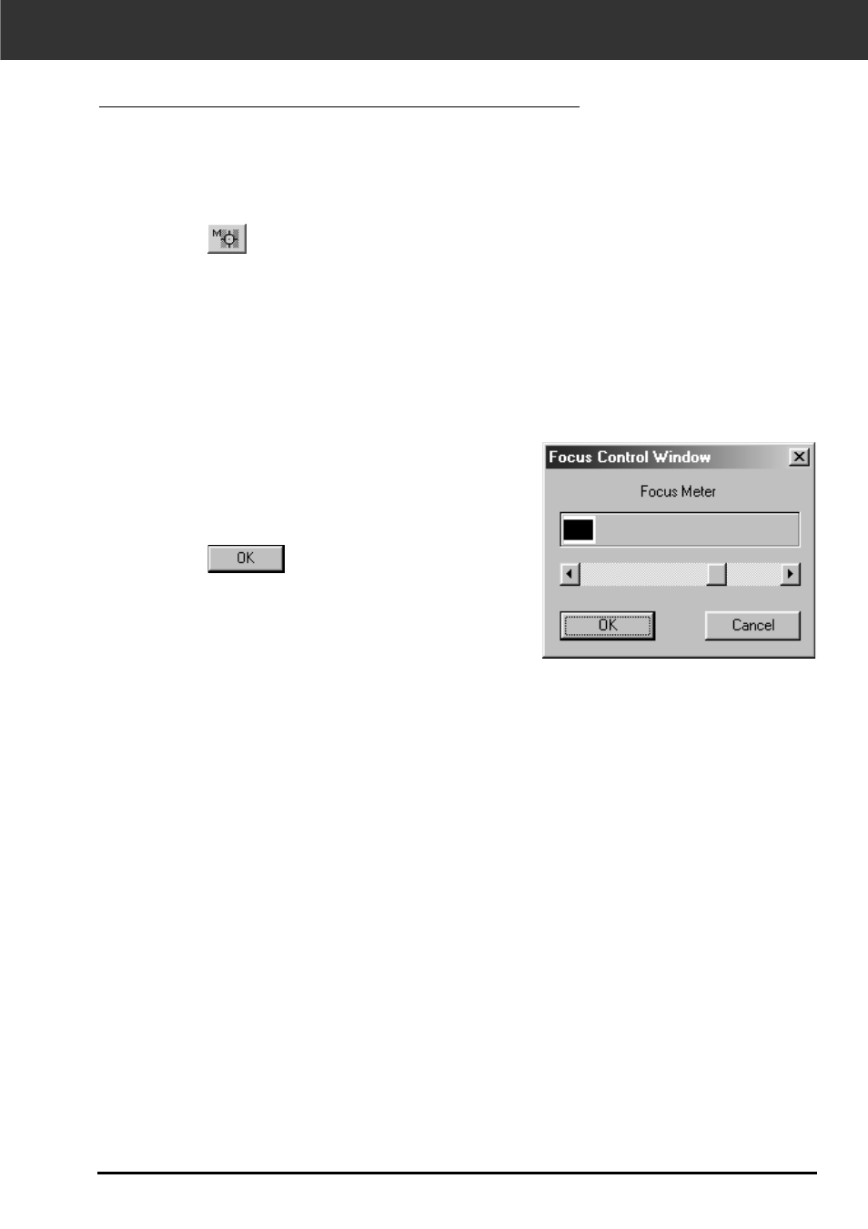 Focus – manual, Manual focus | Minolta DIMAGE SCAN DUAL II AF-2820U User Manual | Page 59 / 109
