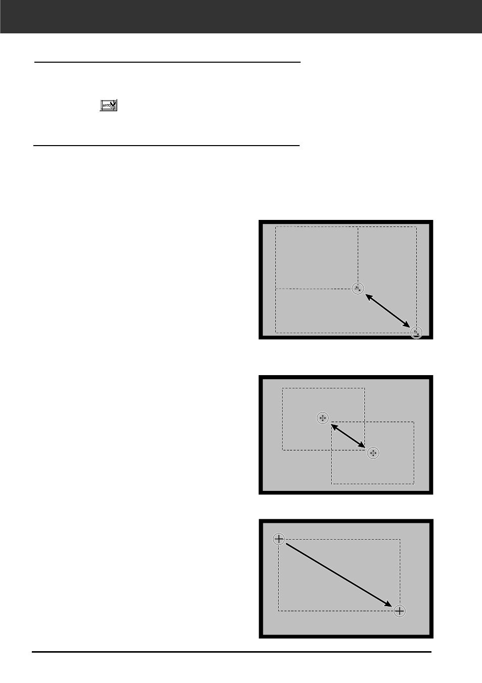 Cropping the image, Auto cropping cropping | Minolta DIMAGE SCAN DUAL II AF-2820U User Manual | Page 60 / 109