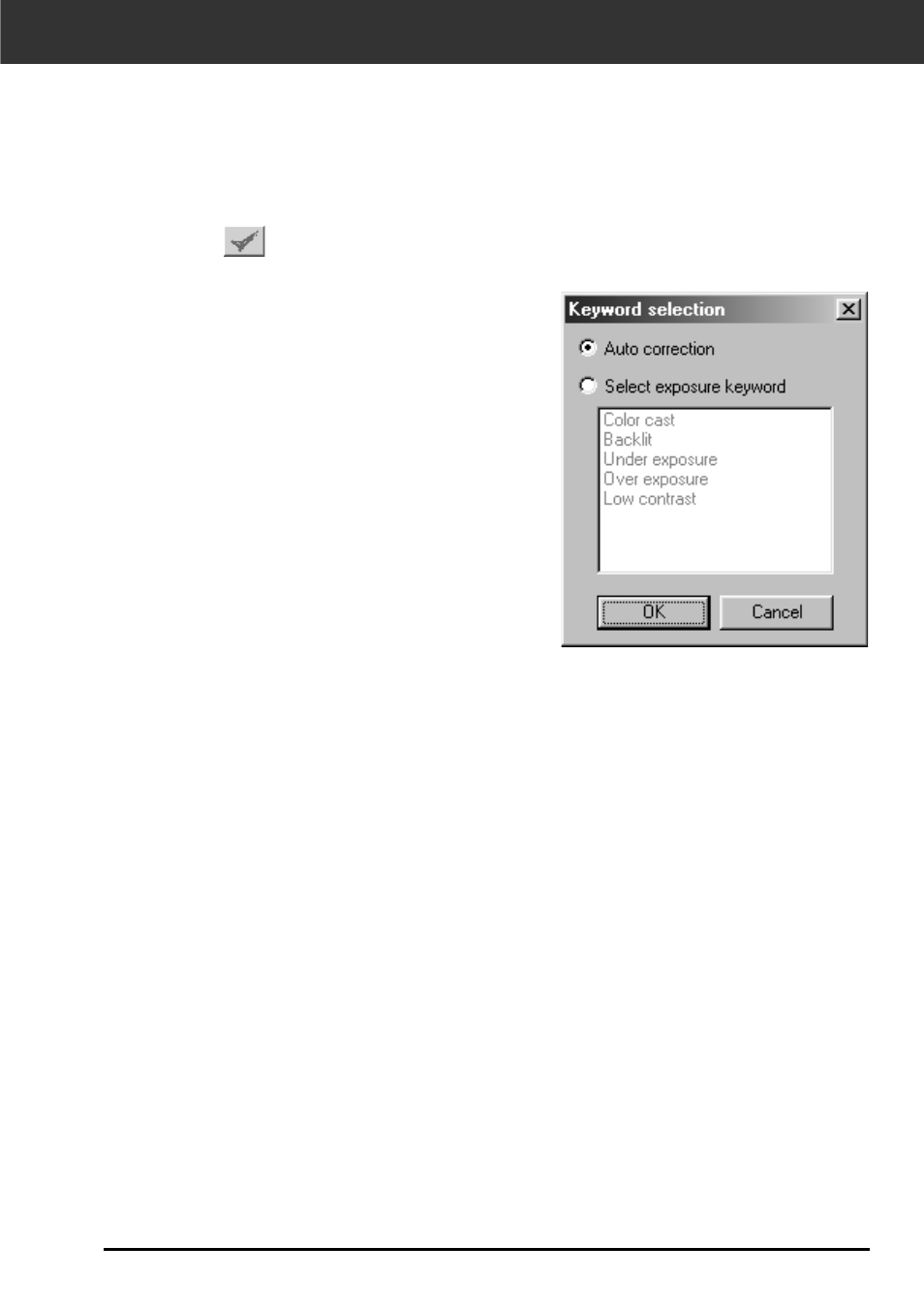 Auto image correction | Minolta DIMAGE SCAN DUAL II AF-2820U User Manual | Page 65 / 109