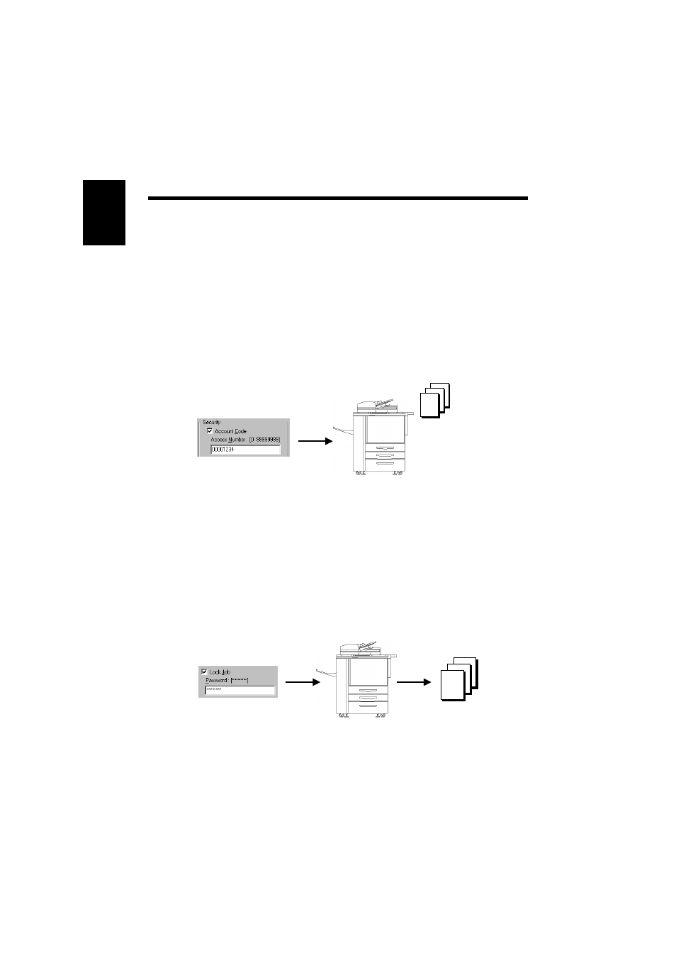 Administrative functions, Administrative functions -6 | Minolta PCL6 User Manual | Page 12 / 88