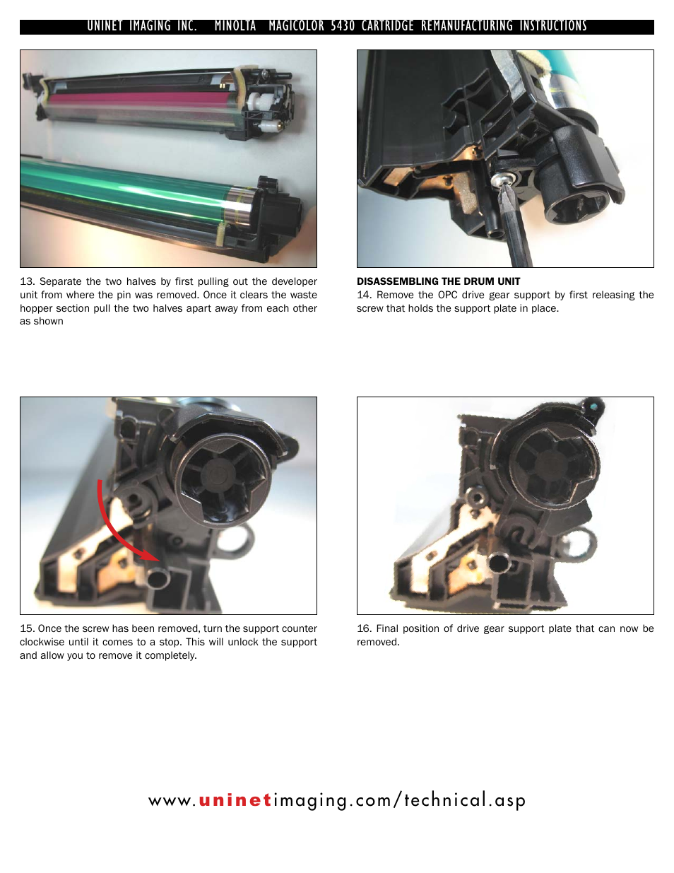 Uninet imaging inc. • minolta | Minolta 5450 User Manual | Page 6 / 13