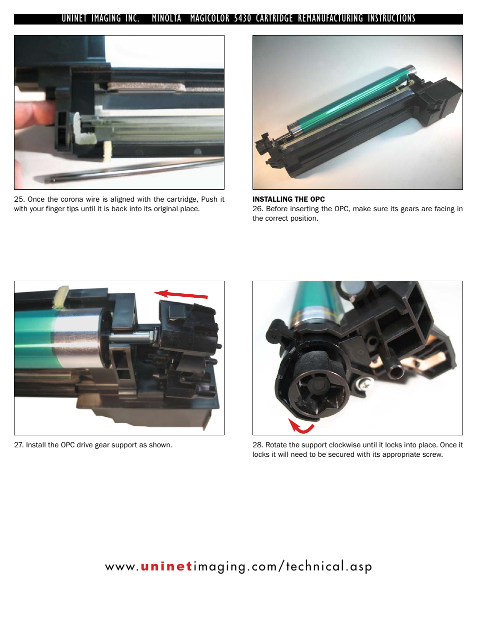 Uninet imaging inc. • minolta | Minolta 5450 User Manual | Page 9 / 13