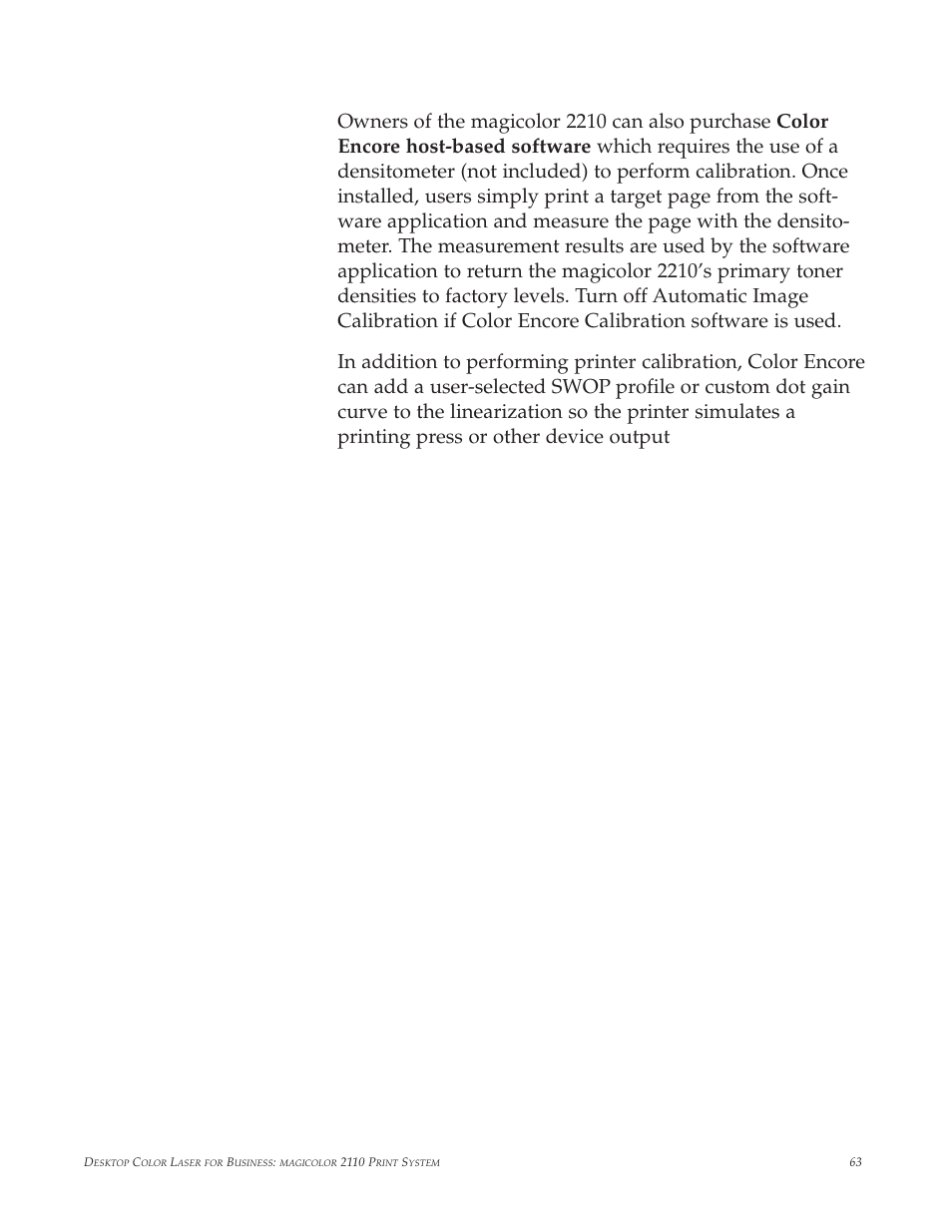 Minolta magicolor 2210 User Manual | Page 67 / 78